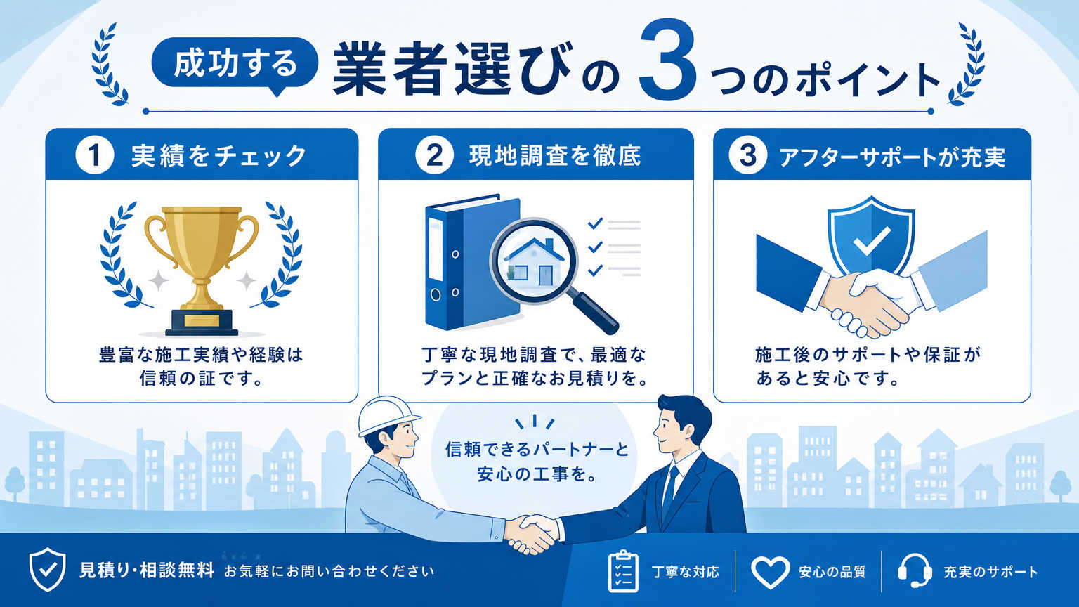 パーテーション再利用によるコスト削減を成功させる業者選びのポイント